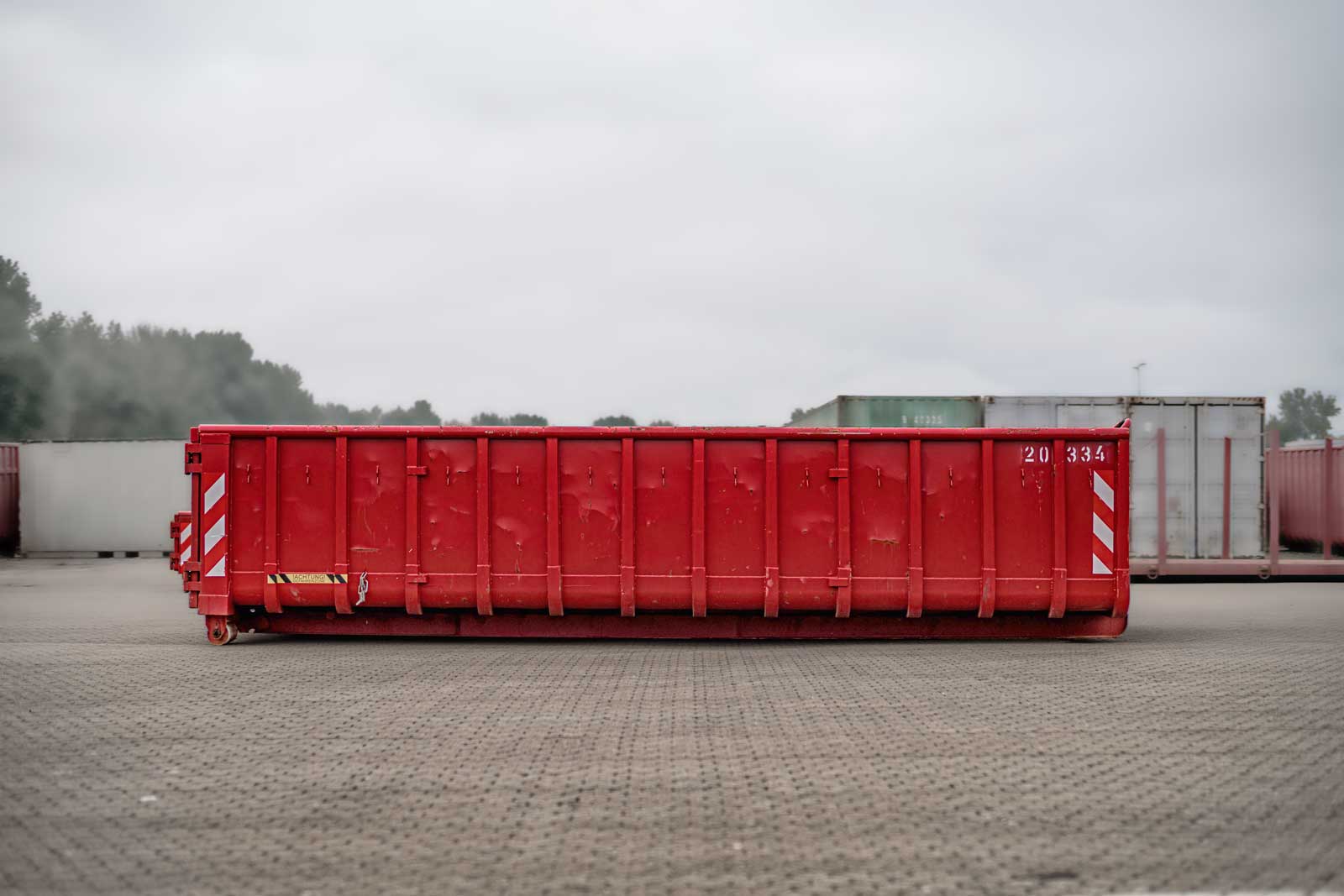 Abrollcontainer 20cbm offen - Schröder Schrott & Metalle GmbH, Bremerhaven